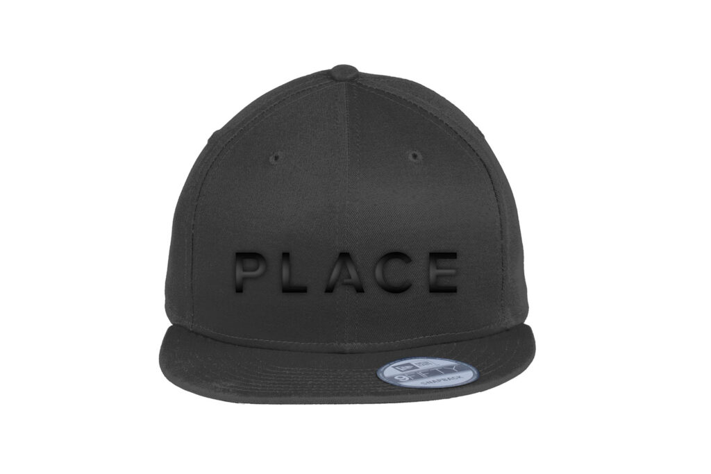 PLACE | BLACK OUT New Era 9FIFTY Adjustable Snapback Hat