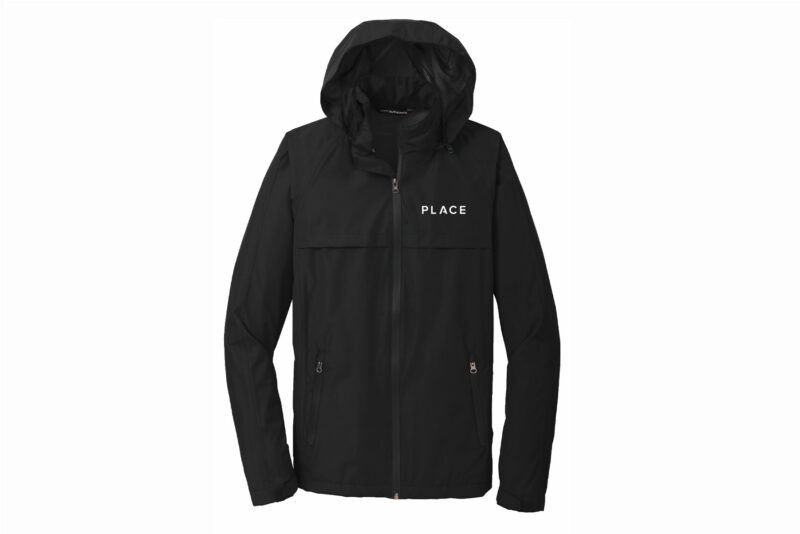PLACE Rain Jacket Men Embroidered