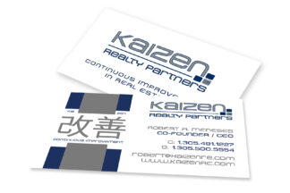 Kaizen Realty Partners | Business Card (White)