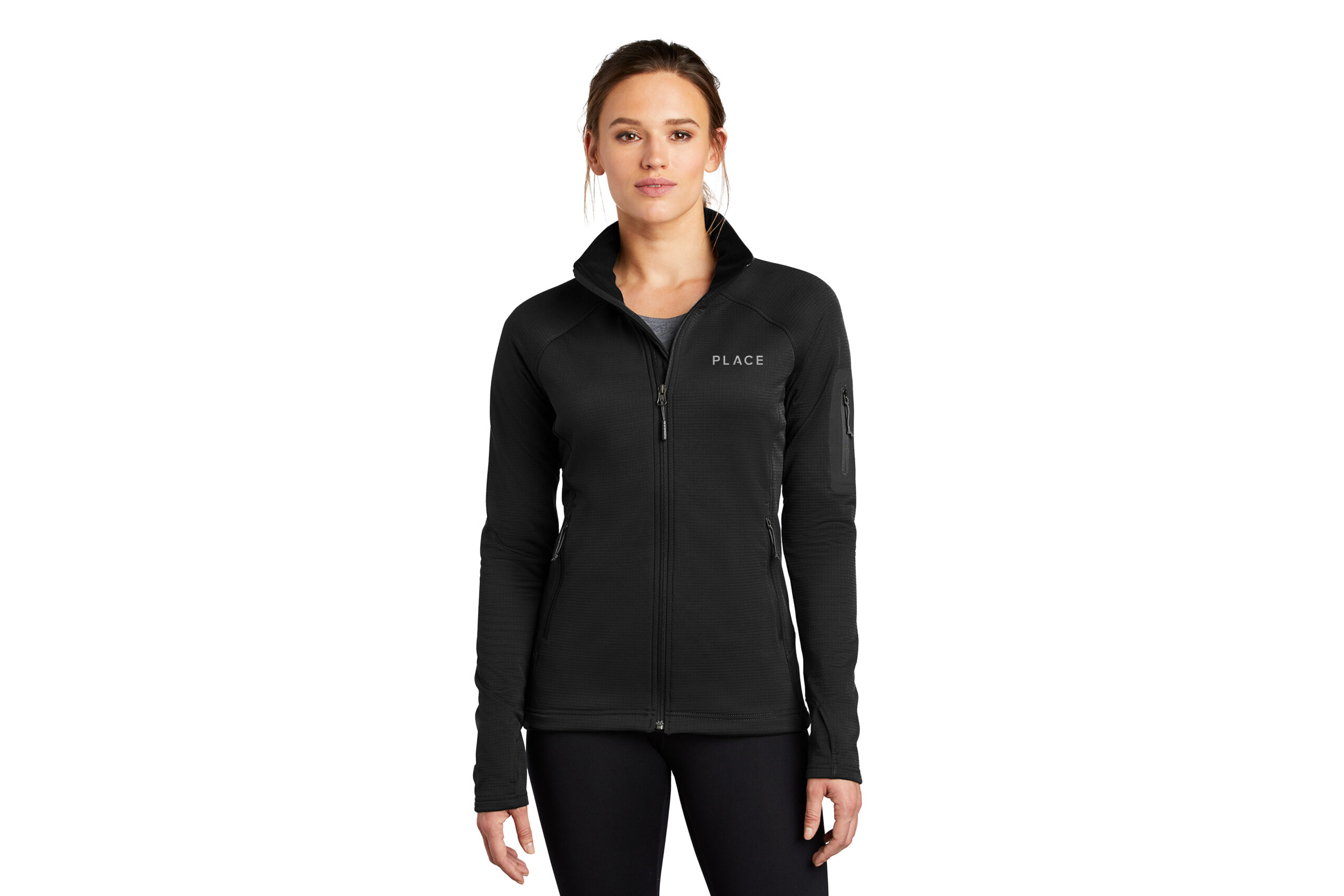 PLACE The North Face® Ladies Mountain Peaks FullZip Fleece Jacket