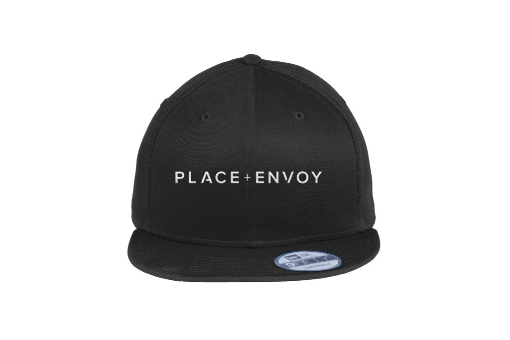PLACE + Envoy | New Era Flat Bill 9FIFTY Adjustable Snapback Hat
