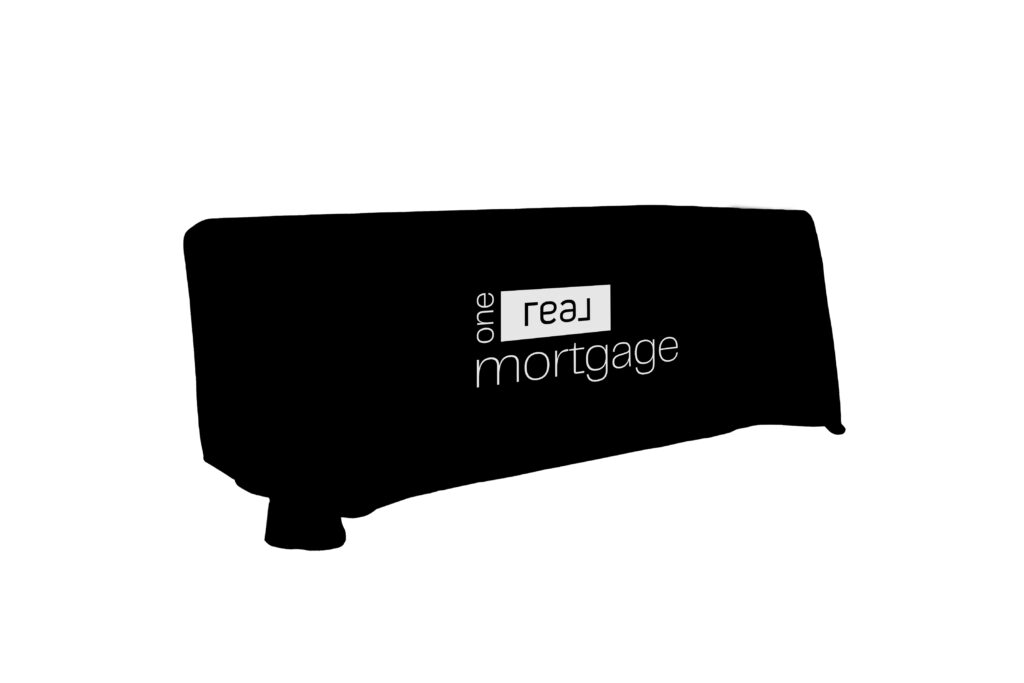 One Real Mortgage | 6ft. Table Throw with Custom Print