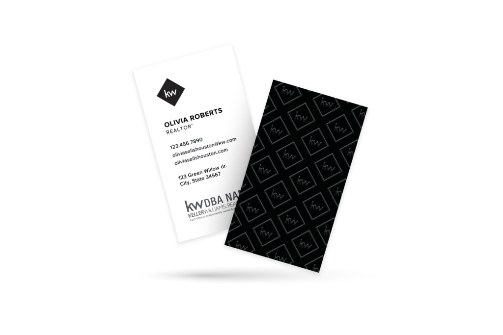 Design Your Own Vertical Business Card