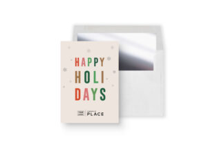 PLACE Holiday Cards | Happy Holidays