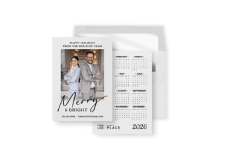 PLACE Postcard | Merry and Bright Calendar