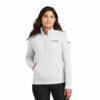 PLACE | Nike Women's Club Fleece Sleeve Swoosh 1/2-Zip - Image 3
