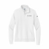 PLACE | Nike Women's Club Fleece Sleeve Swoosh 1/2-Zip - Image 4