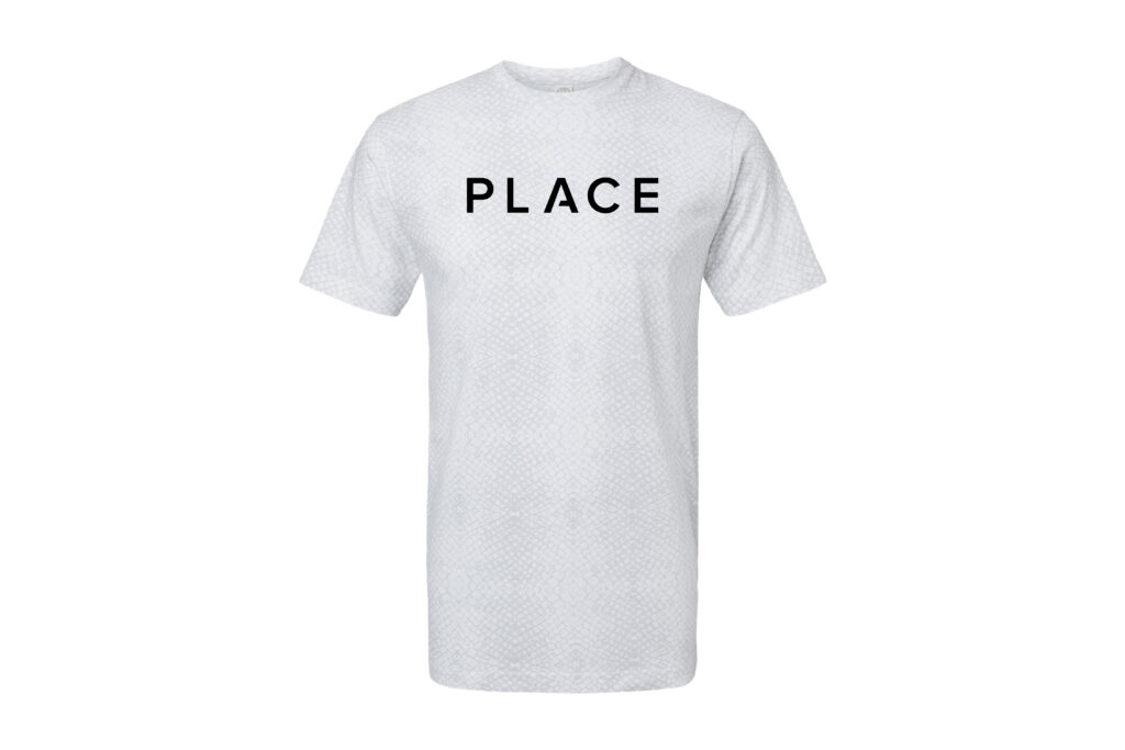 PLACE | Special Edition White Reptile Jersey Tee