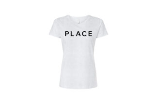 PLACE | Special Edition Ladies White Reptile Jersey Tee