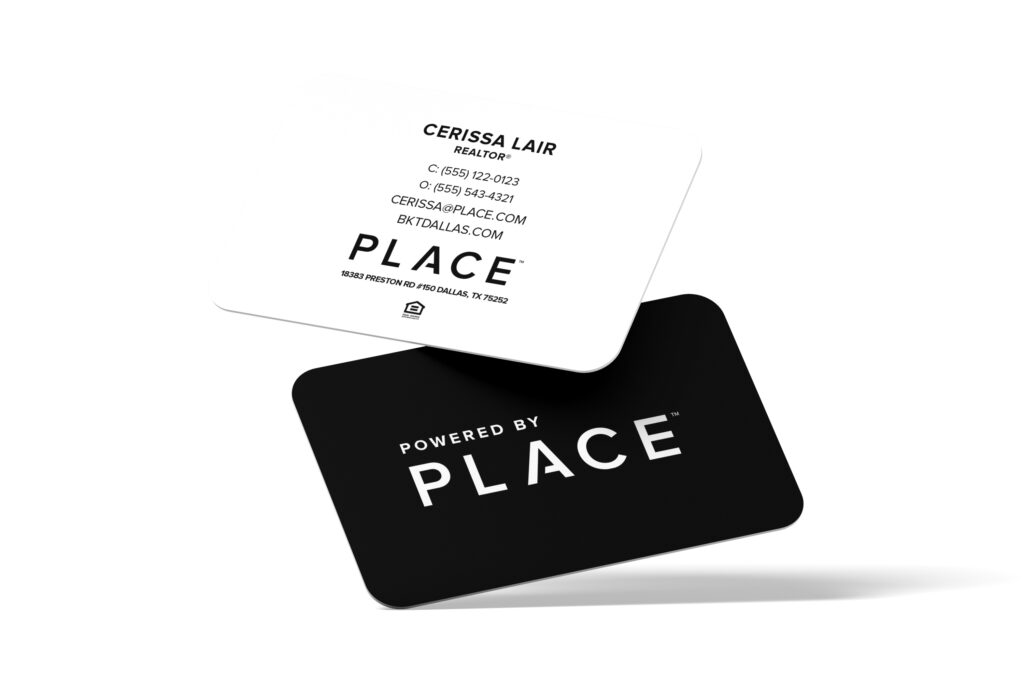 PLACE | Simple Business Cards (White)