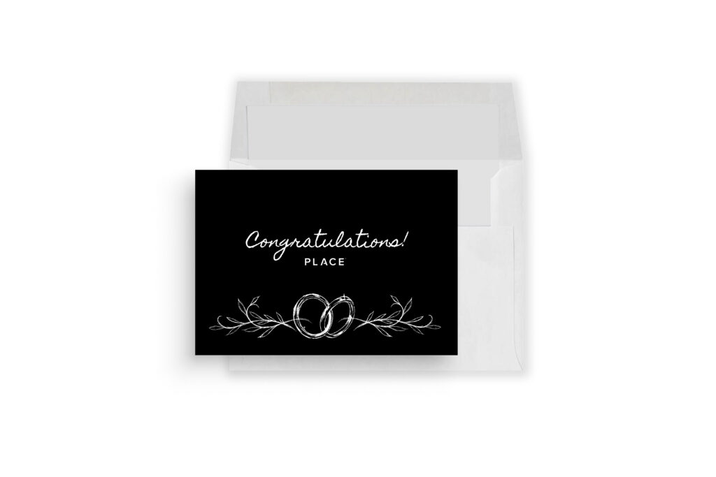 PLACE 5x7 Congratulations Greeting Cards
